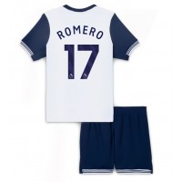 Tottenham Hotspur Cristian Romero #17 Koti Peliasu Lasten 2024-25 Lyhythihainen (+ Lyhyet housut)